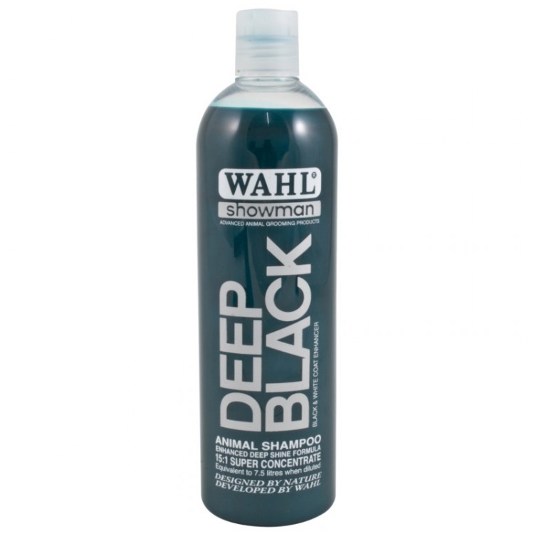 Wahl Deep Black Dog Shampoo - 500ml 15:1 Super Concentrate
