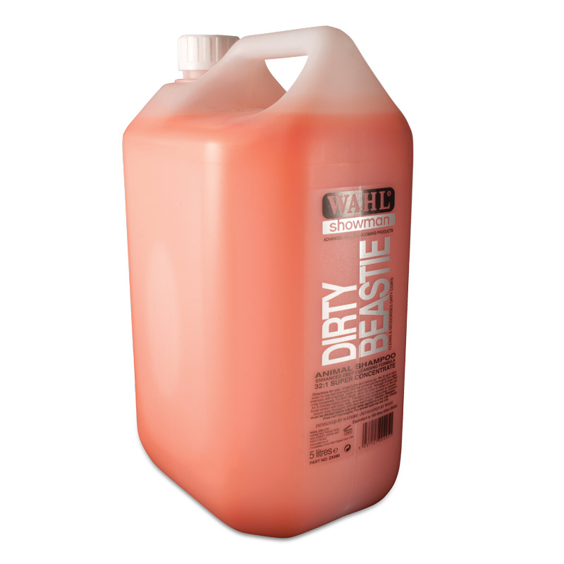Wahl Dirty Beastie Dog Shampoo - 5ltr 32:1 Super Concentrate